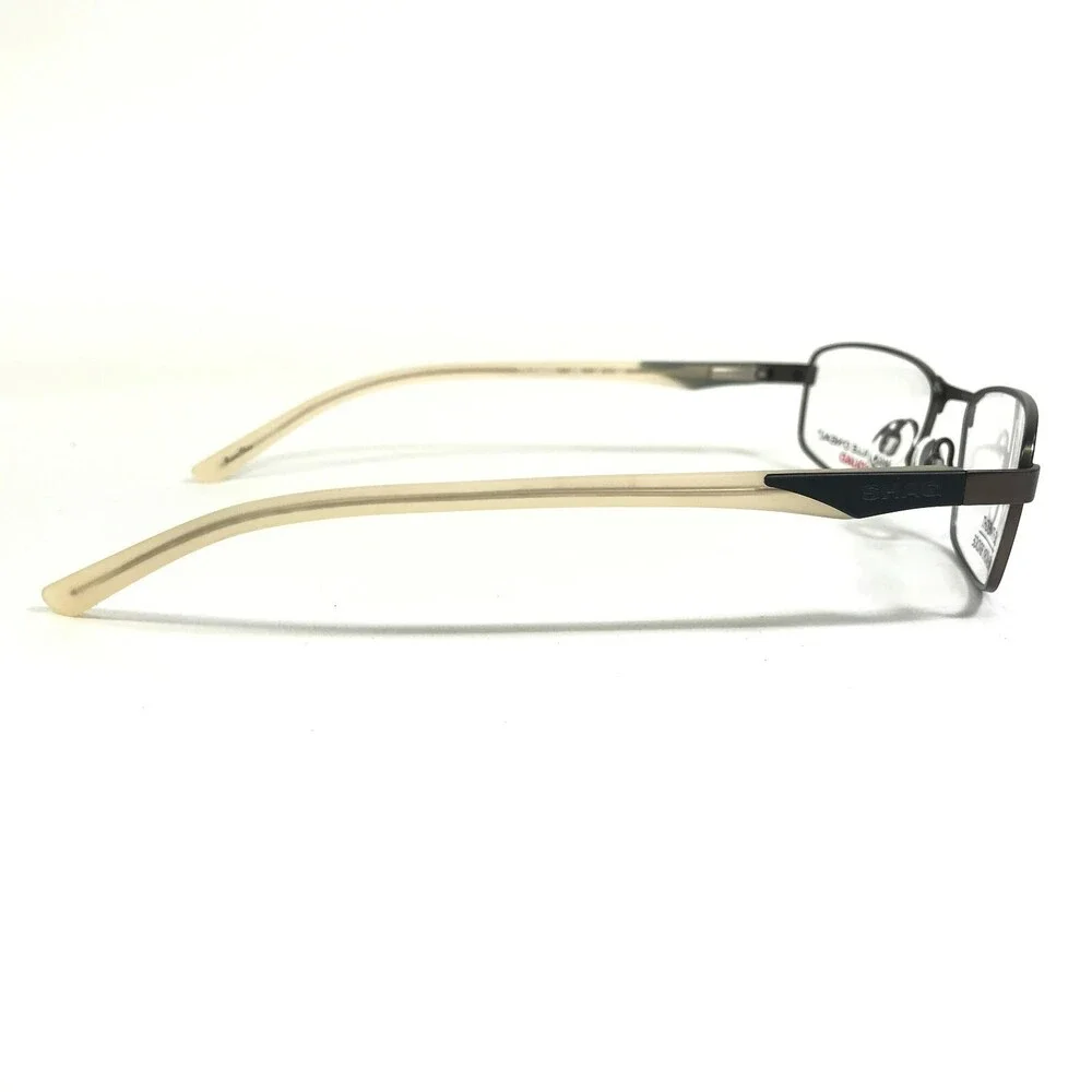 Shaquille O'Neal Eyeglasses Frames Squad 502M 058 Brown Nude Wrap 53-17-140
